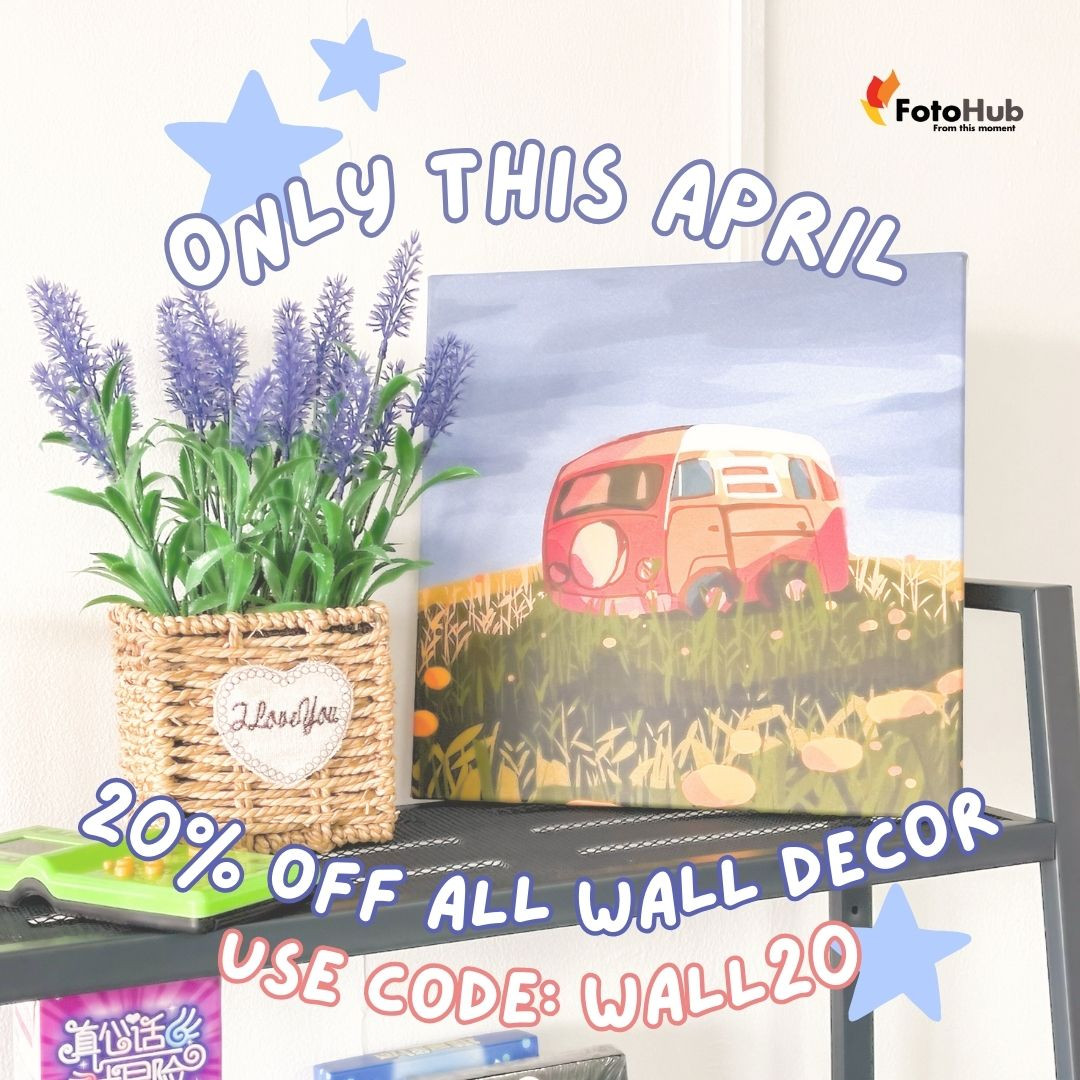 April Wall Decor 20% Sale!
